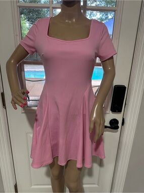 Sweet Pink Mini Dress
